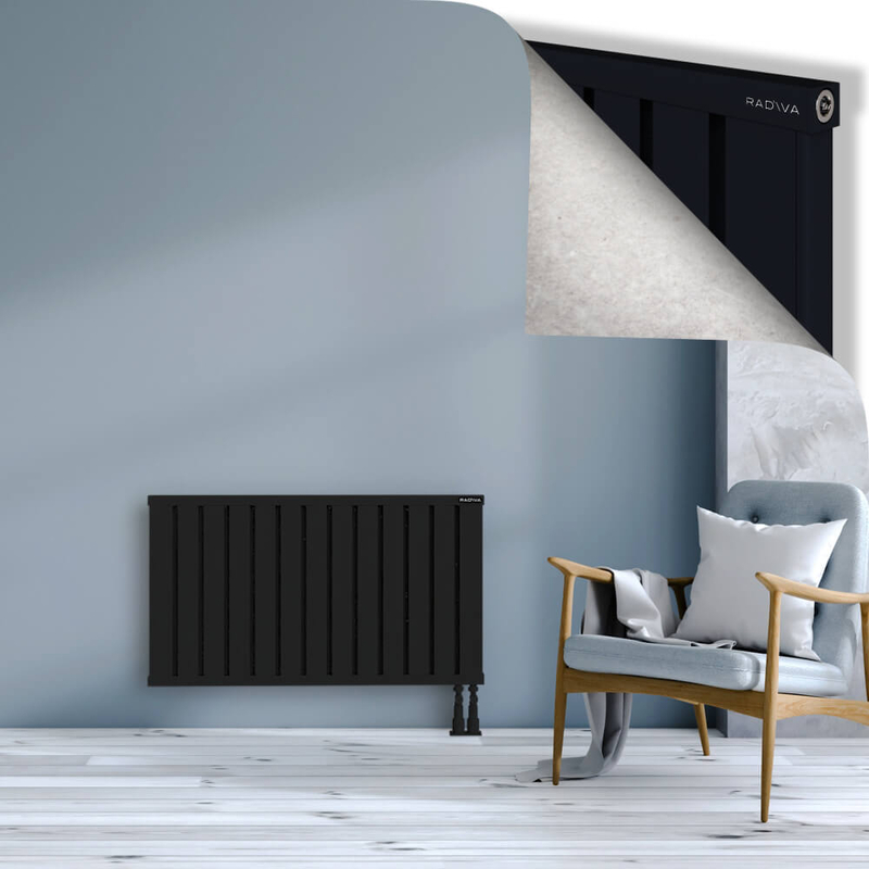 OBI Dekoratif Alüminyum Radyatör 600x1044 Siyah