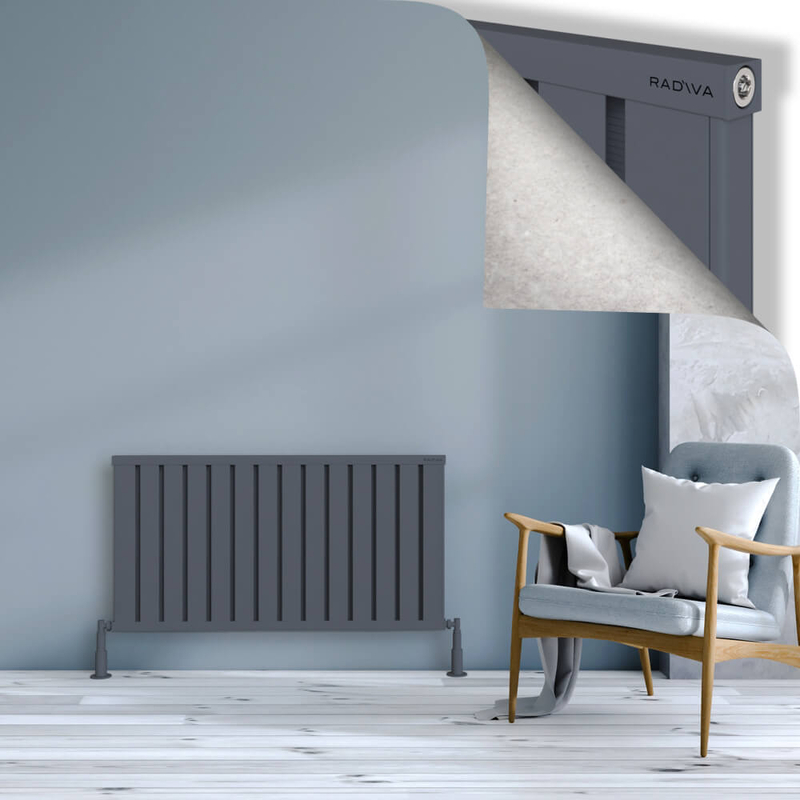 OBI Dekoratif Alüminyum Radyatör 600x1124 Antrasit