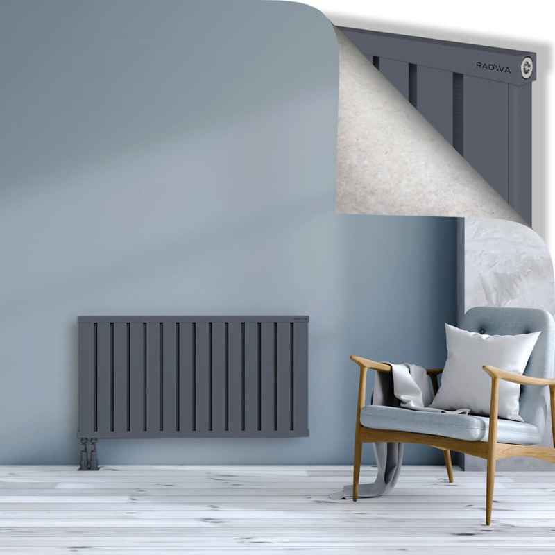 OBI Dekoratif Alüminyum Radyatör 600x1124 Antrasit