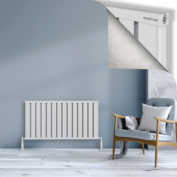 Radiva - Obi Dekoratif Alüminyum Radyatör 600x1124 Beyaz
