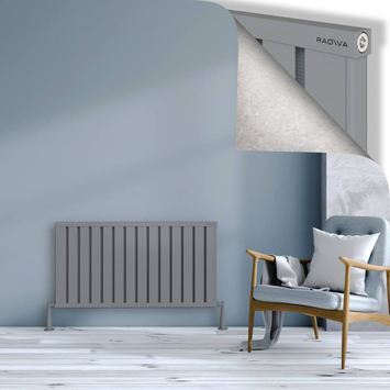 Radiva - Obi Dekoratif Alüminyum Radyatör 600x1124 Gri