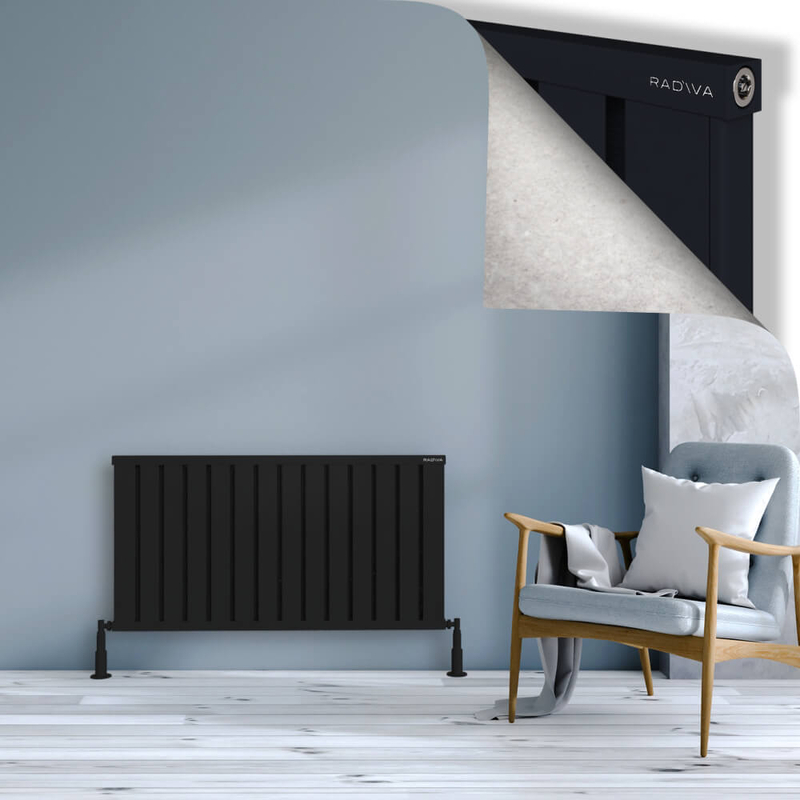 OBI Dekoratif Alüminyum Radyatör 600x1124 Siyah