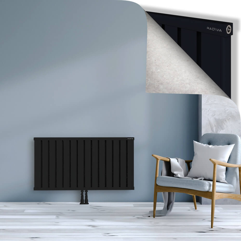 OBI Dekoratif Alüminyum Radyatör 600x1124 Siyah