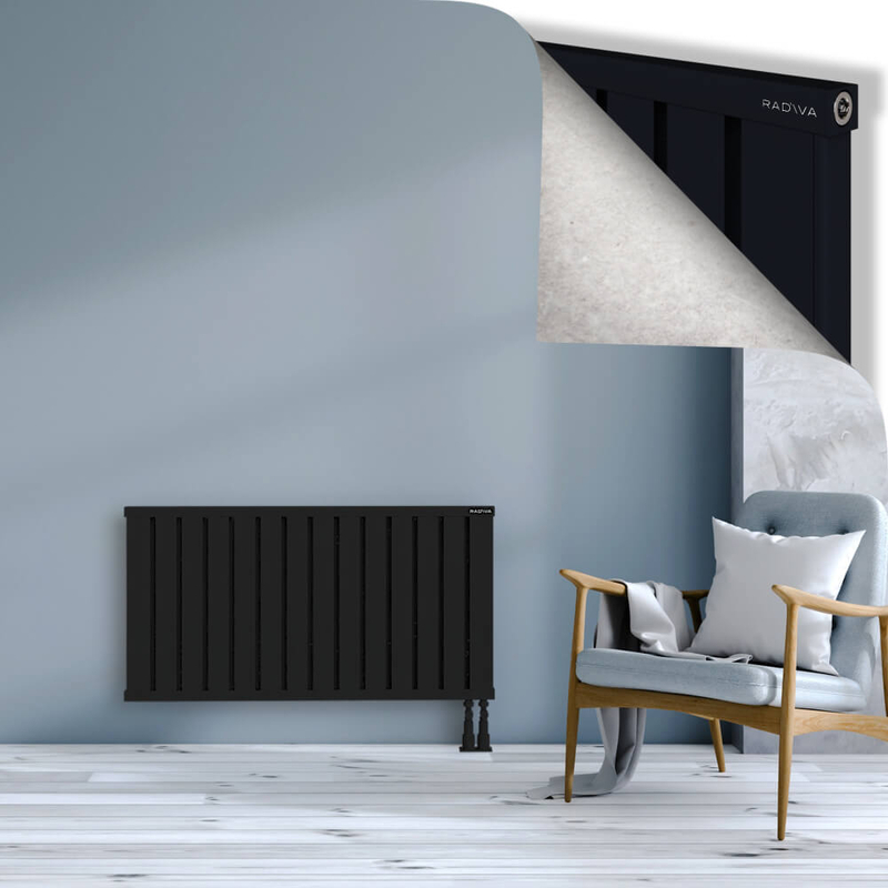 OBI Dekoratif Alüminyum Radyatör 600x1124 Siyah