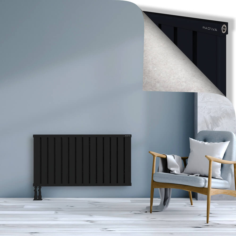 OBI Dekoratif Alüminyum Radyatör 600x1124 Siyah