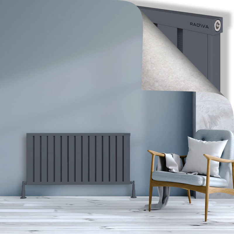 OBI Dekoratif Alüminyum Radyatör 600x1204 Antrasit