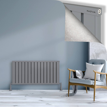 Radiva - Obi Dekoratif Alüminyum Radyatör 600x1204 Gri