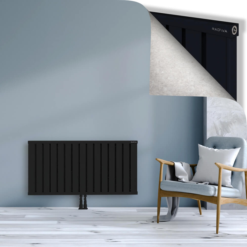 OBI Dekoratif Alüminyum Radyatör 600x1204 Siyah