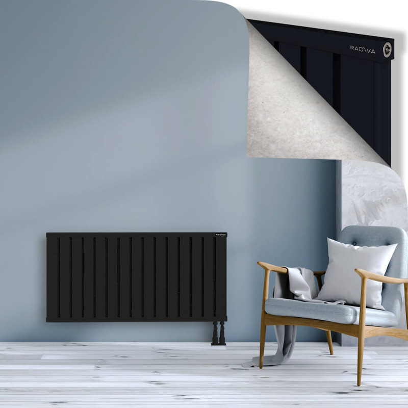 OBI Dekoratif Alüminyum Radyatör 600x1204 Siyah