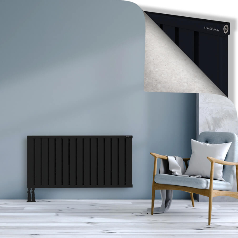 OBI Dekoratif Alüminyum Radyatör 600x1204 Siyah
