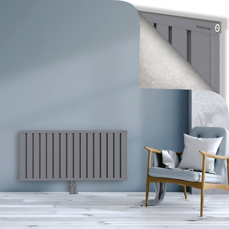 OBI Dekoratif Alüminyum Radyatör 600x1284 Gri