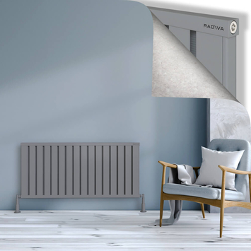 Radiva - Obi Dekoratif Alüminyum Radyatör 600x1284 Gri