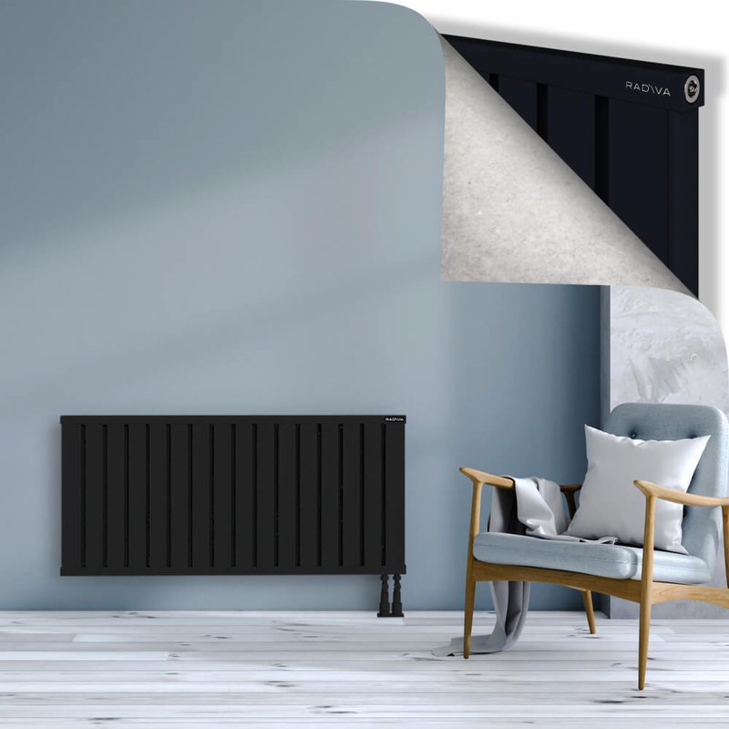 OBI Dekoratif Alüminyum Radyatör 600x1284 Siyah
