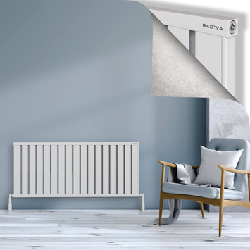 Radiva - Obi Dekoratif Alüminyum Radyatör 600x1364 Beyaz