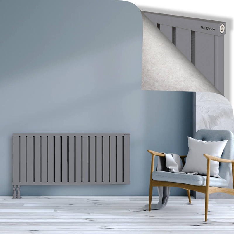 OBI Dekoratif Alüminyum Radyatör 600x1364 Gri