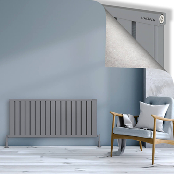 Radiva - Obi Dekoratif Alüminyum Radyatör 600x1364 Gri