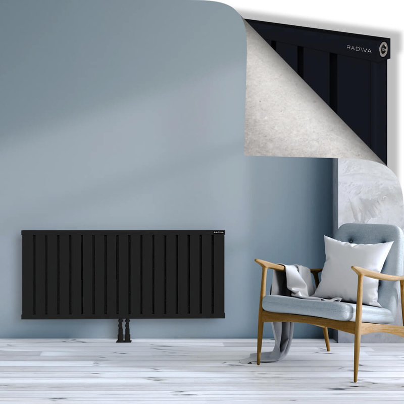 OBI Dekoratif Alüminyum Radyatör 600x1364 Siyah