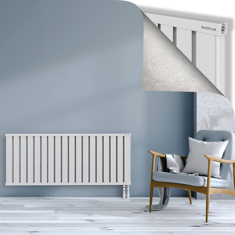 OBI Dekoratif Alüminyum Radyatör 600x1444 Beyaz