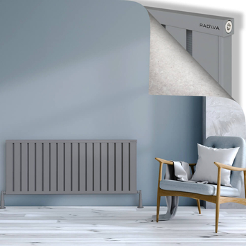 Radiva - Obi Dekoratif Alüminyum Radyatör 600x1444 Gri