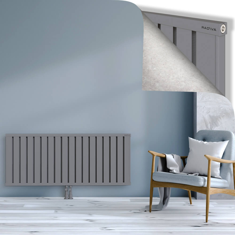 OBI Dekoratif Alüminyum Radyatör 600x1444 Gri