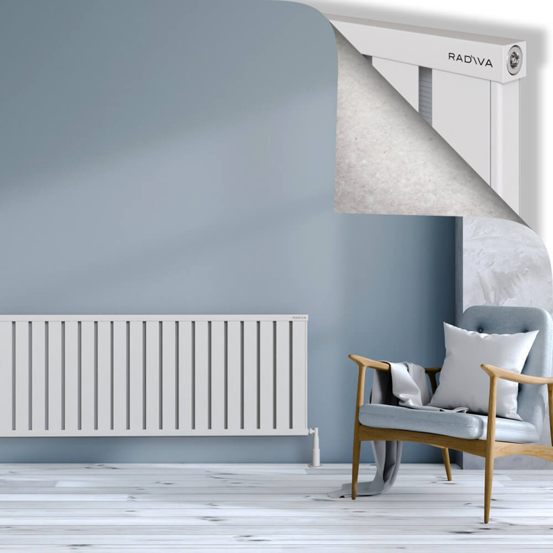 OBI Dekoratif Alüminyum Radyatör 600x1844 Beyaz