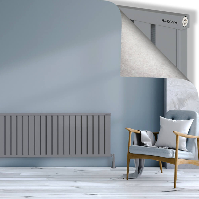 OBI Dekoratif Alüminyum Radyatör 600x1924 Gri