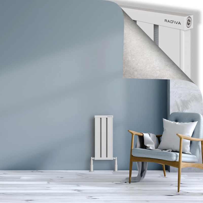 OBI Dekoratif Alüminyum Radyatör 600x244 Beyaz
