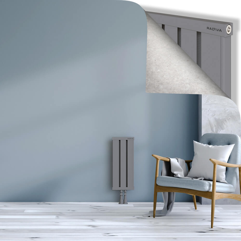 OBI Dekoratif Alüminyum Radyatör 600x244 Gri