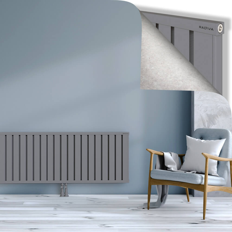 OBI Dekoratif Alüminyum Radyatör 600x2964 Gri