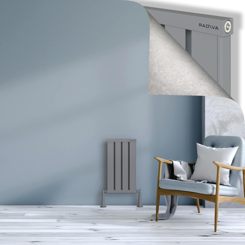 OBI Dekoratif Alüminyum Radyatör 600x324 Gri