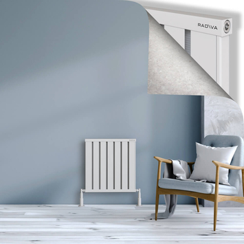 Radiva - Obi Dekoratif Alüminyum Radyatör 600x564 Beyaz