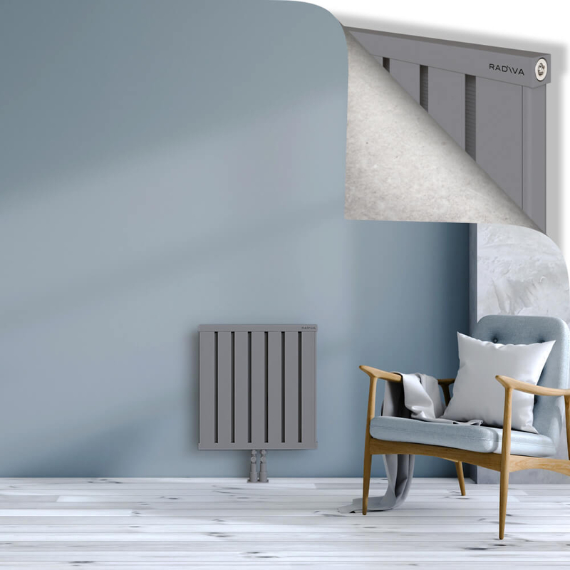 OBI Dekoratif Alüminyum Radyatör 600x564 Gri