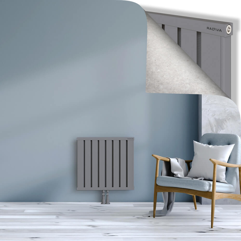 OBI Dekoratif Alüminyum Radyatör 600x644 Gri