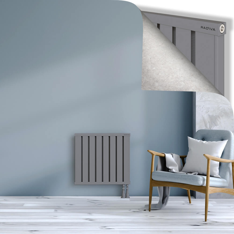 OBI Dekoratif Alüminyum Radyatör 600x644 Gri
