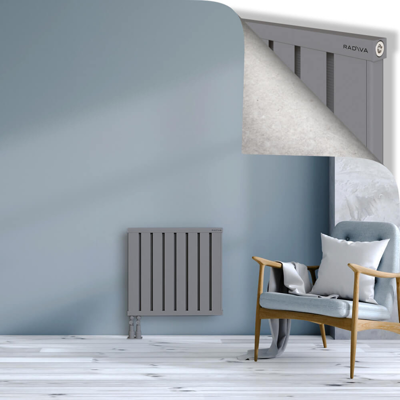 OBI Dekoratif Alüminyum Radyatör 600x644 Gri