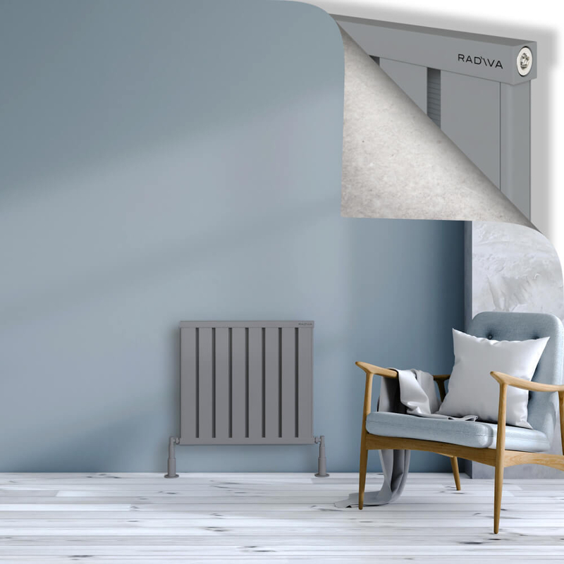 OBI Dekoratif Alüminyum Radyatör 600x644 Gri