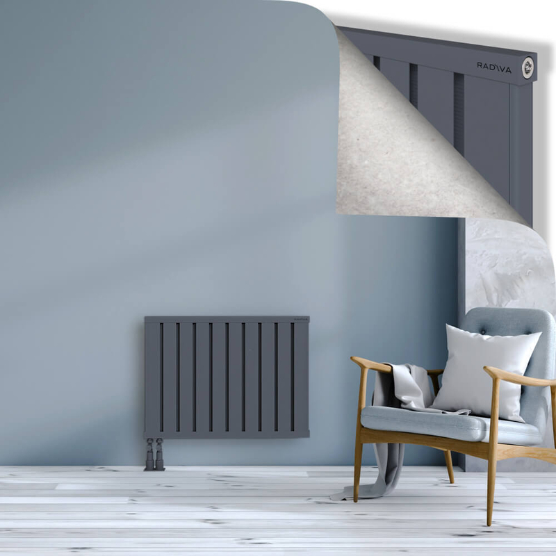 OBI Dekoratif Alüminyum Radyatör 600x804 Antrasit