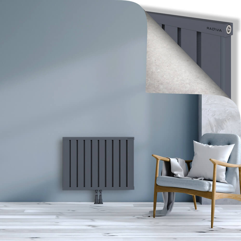 OBI Dekoratif Alüminyum Radyatör 600x804 Antrasit
