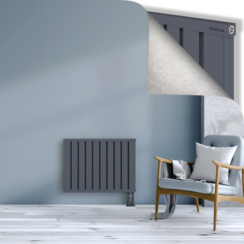OBI Dekoratif Alüminyum Radyatör 600x804 Antrasit
