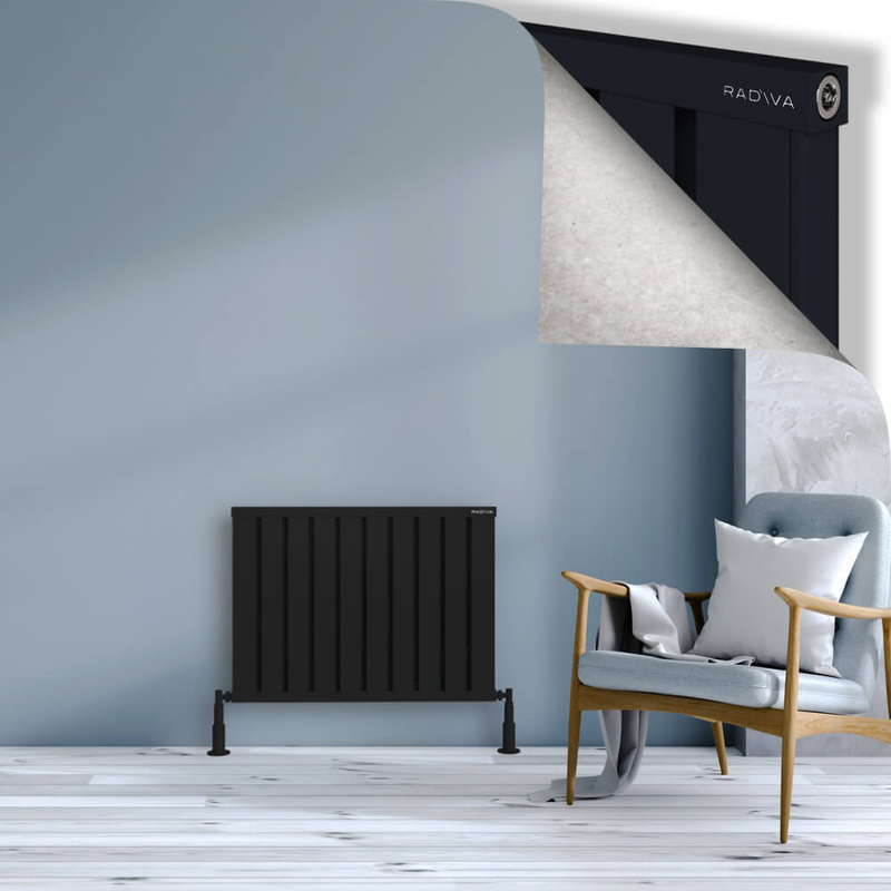 OBI Dekoratif Alüminyum Radyatör 600x804 Siyah