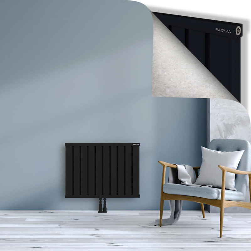 OBI Dekoratif Alüminyum Radyatör 600x804 Siyah