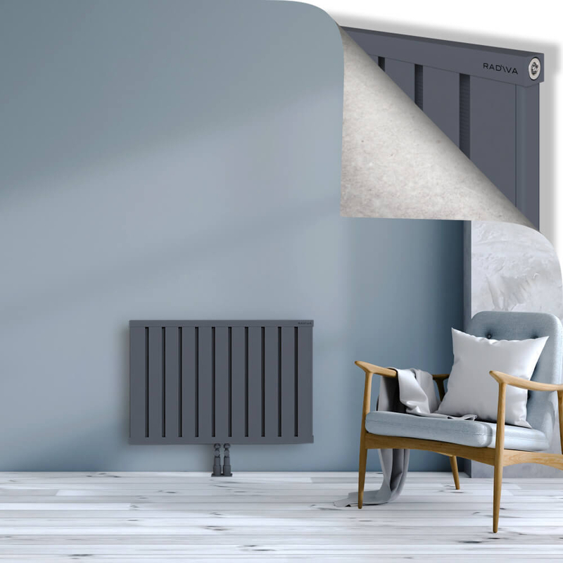 OBI Dekoratif Alüminyum Radyatör 600x884 Antrasit