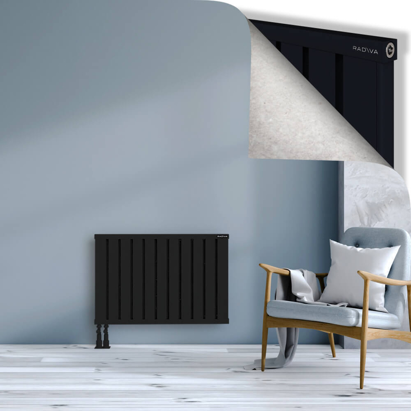 OBI Dekoratif Alüminyum Radyatör 600x884 Siyah