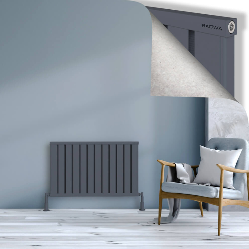 OBI Dekoratif Alüminyum Radyatör 600x964 Antrasit