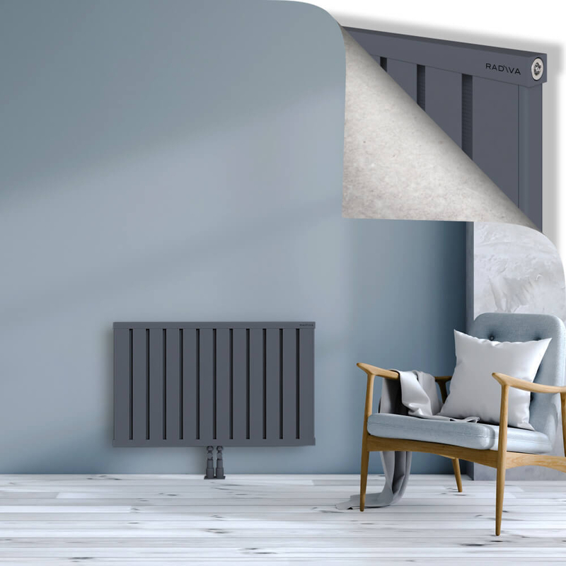 OBI Dekoratif Alüminyum Radyatör 600x964 Antrasit