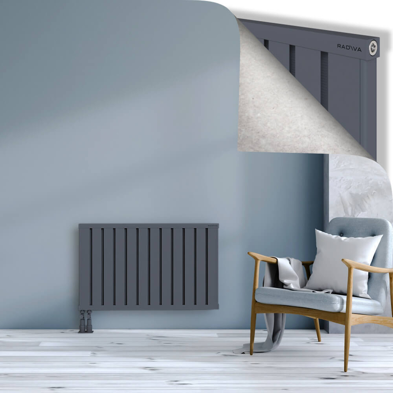 OBI Dekoratif Alüminyum Radyatör 600x964 Antrasit