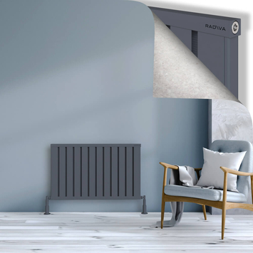 Radiva - Obi Dekoratif Alüminyum Radyatör 600x964 Antrasit