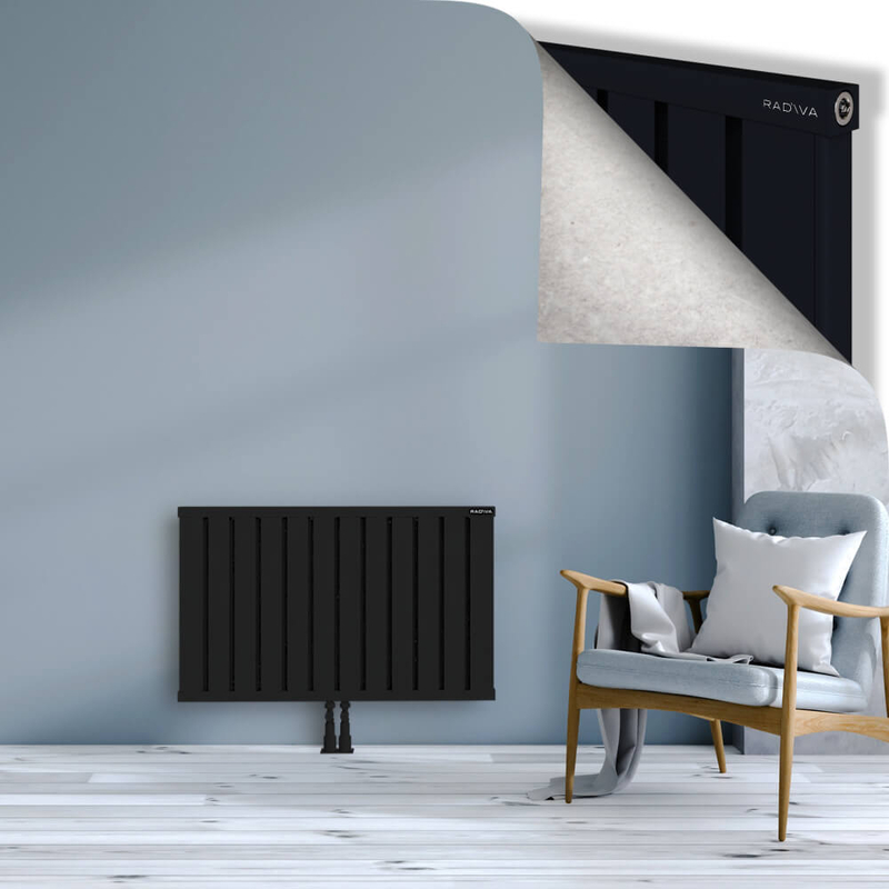 OBI Dekoratif Alüminyum Radyatör 600x964 Siyah
