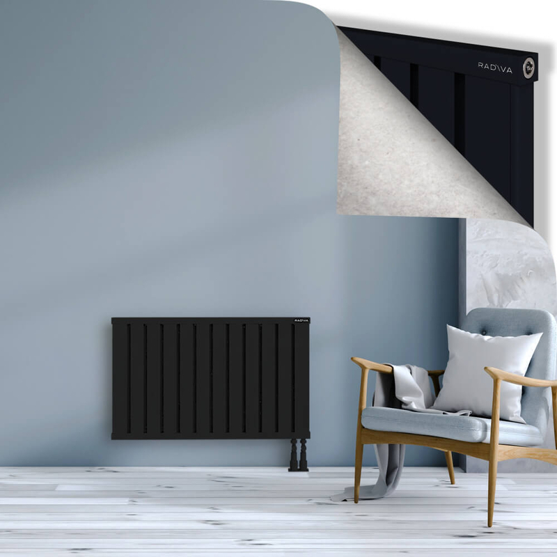 OBI Dekoratif Alüminyum Radyatör 600x964 Siyah