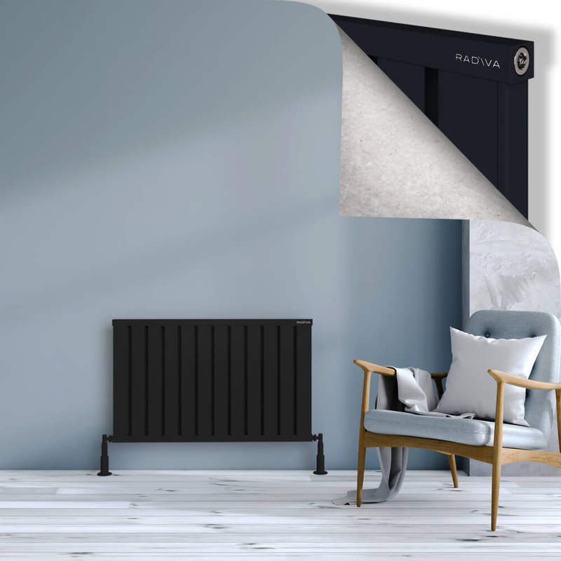 OBI Dekoratif Alüminyum Radyatör 600x964 Siyah